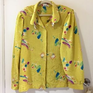 ****SOLD****Totally rad 80s blouse